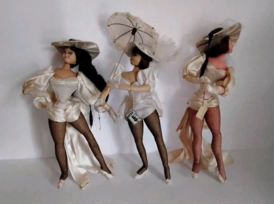 Vintage 11" Layna Cloth Artist Doll Klumpe Roldan Style Parasol Dancers Spain - Image 1 of 4