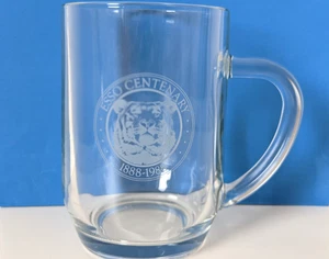 Vintage 1980s / Esso Fuel Centenary Glass Tankard - Picture 1 of 5