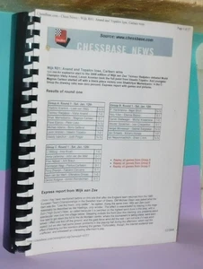 Chessbase News im Ringordner. Zusammengebaut 2008 (Schachbuch) - Bild 1 von 1