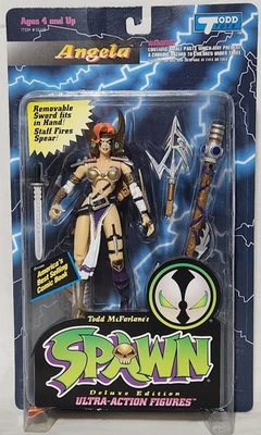 1995 Angela SPAWN Series 2 Deluxe Edition Ultra Action Figure McFarlane Toys MOC - Imagem 1 de 4