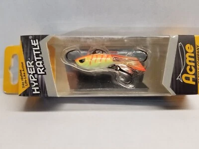 🔥Hyper-Sonajero.Jigging Minnow Cebo UV Resplandor Sonajero Hielo Acme Aparejos ELIGE LOTE DE 2 Foto 1 de 4