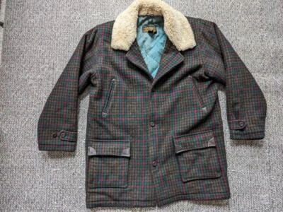 vintage USA made EDDIE BAUER coat MACKINAW mouton XL TALL wool hunting XLT - Image 1 of 4
