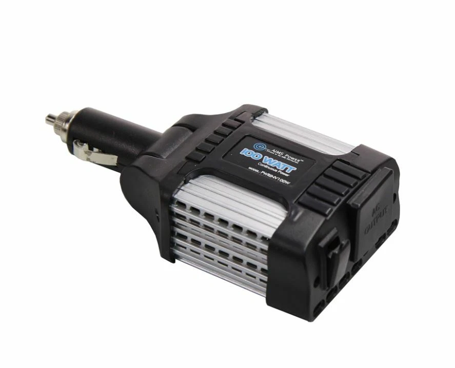 Inversor de potencia de onda sinusoidal modificada AIMS 100 vatios con puerto USB PWRINV100W Foto 1 de 1