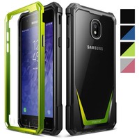 Poetic Clear Cover For Samsung Galaxy J3 2018 Case w/Built-in-Screen Protector