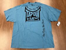 TAPOUT MPS T SHIRT VINTAGE Y2K OUT SKILL POWER TEE 2XL DEADSTOCK MMA UFC NWT NEW