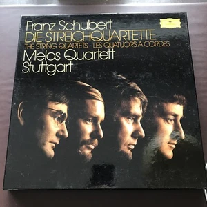 SCHUBERT DIE STREICHQUARTETTE 7 LP BOX MELOS QUARTETT B715 - Foto 1 di 4