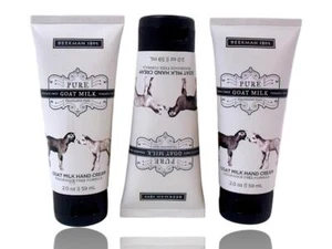 (Lote de 3) Beekman 1802 Crema de Manos Leche de Cabra "PURA" Sin Fragancia 2.0 OZ Sellada - Imagen 1 de 7