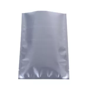 Bolsas sellables térmicamente tamaño muestra Mylar plateado plano de doble cara 100 piezas ~ 2,3 x 3,5 pulgadas - Imagen 1 de 5
