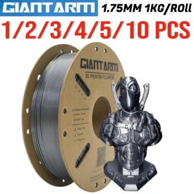 GIANTARM Bobina filamento 1/2/3/4/5/10 kg braccio gigante Petg argento 1 kg/rotolo 1,75 mm per stampante 3D