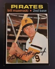 ⚾️1971 Topps #110 Bill Mazeroski HOF Pittsburgh Pirates EX ⚾️1B
