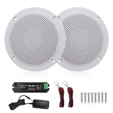 160W 4 Inch Ceiling Bluetooth Speakers Amplifier Waterproof Marine Boat Speakers