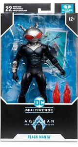 DC Multiverse Aquaman The Lost Kingdom Black Manta 7" Action Figure Mcfarlane
