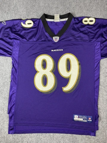 Reebok Baltimore Ravens Jersey Adult Extra Large Purple Mark Clayton #89 NFL Cover
