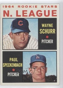 1964 Topps High # Wayne Schurr Paul Speckenbach #548 Rookie RC
