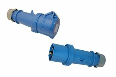 NETBOTE24® SET Mennekes CEE Kupplung und Stecker Camping Caravan 16A 3-polig