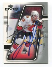 2001 Upper Deck MVP Jarome Iginla Signed Card Hockey NHL AUTO #25 Calgary Flames