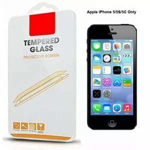 Pour Apple IPHONE 5C Protection Écran en Verre Trempé Luxe Film - Photo 1 sur 12
