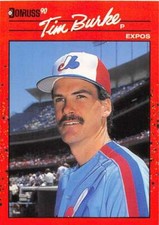 1990 Donruss #334 Tim Burke NM-MT Expos