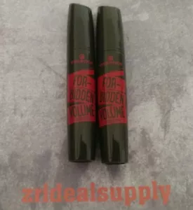 ESSENCE FORBIDDEN VOLUME MASCARA BLACK NEW PACK 0F 2 - Picture 1 of 2