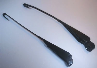 WIPER ARM SET BLACK LEFT & RIGHT PAIR VOLKSWAGEN T1 BUG BEETLE SEDAN 1968-1969 - Image 1 of 2