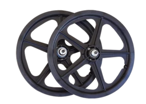 16" SKYWAY Tuff Wheels Black - Picture 1 of 2