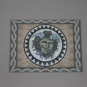 THOMAS GUNN ANCIENT EGYPT ROMAN MAT041 ANCIENT MEDUSA MOSIAC FLOOR MAT - Picture 1 of 1