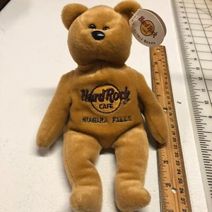 Hard Rock Cafe Niagarafälle Isaac Beara Sammlerstück Plüsch Beanie Bär - Bild 1 von 12