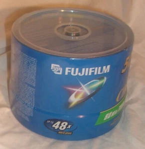 FUJIFILM CDR 50 PACK 80 MIN, 700 MB, 48X NEW STILL SEALED - Picture 1 of 2