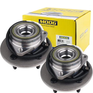 2 MOOG Front Wheel Bearing Hub for 00-04 Ford F-150 2004 F-150 Heritage 5.4L 4x4 - Picture 1 of 5