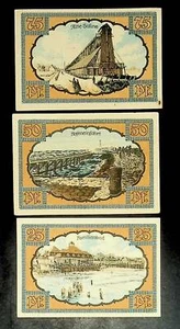 1921 Deutschland KOLBERG 25 50 75 Penning Banknote / Notgeld - Bild 1 von 2
