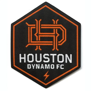 Houston Dynamo Team Crest Woven Iron On Patch - Picture 1 of 2