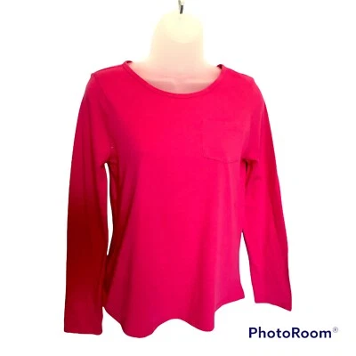 Top Size XXL 16 CHILDRENS PLACE Girls Hot Pink Long Sleeve T-Shirt Girls Tee - Image 1 of 3