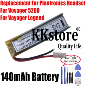 140mAh Battery For Plantronics Voyager 5200 & For Voyager Legend Headset - Picture 1 of 2