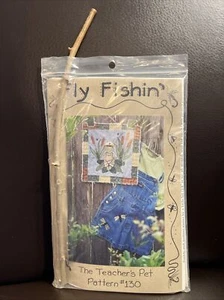 Quilting Quilt Muster ""The Teacher's Pet"" #130 Fly Fishin' KIT mit Stoff - Bild 1 von 3