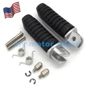 1 Pair Front Footrest Foot Pegs For Suzuki SV650 99-12/SV1000 03-07/GSX1250 2010 - Picture 1 of 7