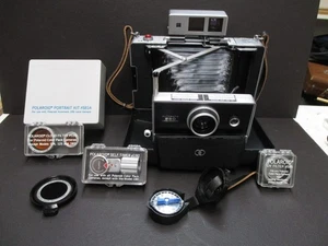 Polaroid 250camera outfit clean no battery corrosion lenses timer self timer - Picture 1 of 6