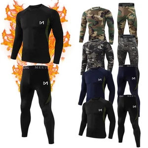 Conjunto de ropa interior térmica para hombre invierno cálido Top&Bottom esquí deporte ropa interior conjunto - Imagen 1 de 30