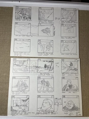 Viaje al Centro de la Tierra Animación Celdas Storyboard Años 60’s RARO I5 Foto 1 de 4