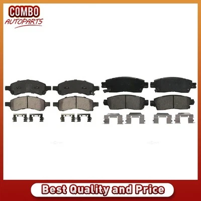 Juego de pastillas de freno de disco delanteras traseras para Chevrolet Trailblazer 2006-2009 Foto 1 de 4