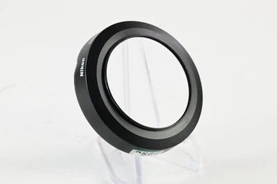 Nikon HN-1 Metal Screw-mount Lens Hood Shade (for 24mm, 35mm  PC) #G846 - Image 1 of 4