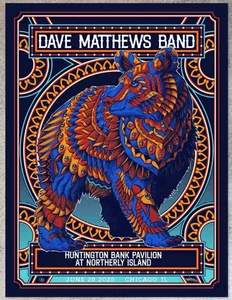 Dave Matthews Band Poster 6/28/2025 Chicago IL Signed & Numbered #/100 Artist Ed - Picture 1 of 5
