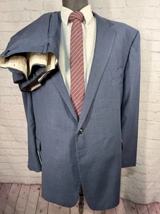 JOSEPH ABBOUD Hombre Azul A MEDIDA GRANDE Y ALTO 2 Piezas Traje 56R Chaqueta 46x26 Pantalón - Imagen 1 de 14