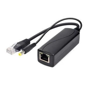 15,4W RJ45 DC5,5x2,1mm Over Ethernet Adapter Kabel POE Splitter Wtryskiwacze Zasilanie - Zdjęcie 1 z 8