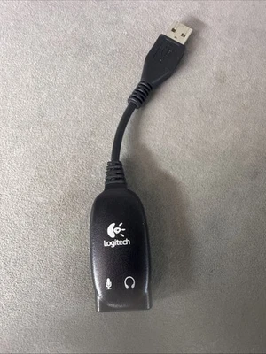 Logitech Surround Gaming Headset Model A-5572A USB to 3.5mm Stereo Adapter Only - Image 1 of 2