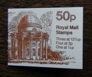 Great Britain 1982, 50p Temple of the Sun Stourhead Wilts Booklet FB21 MNH - Picture 1 of 1