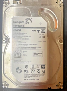 Disque dur 2 To , 3.5 pouce , sata 3, 6 gbits, 7200rpm, SEAGATE ST2000DM001 - Afbeelding 1 van 1