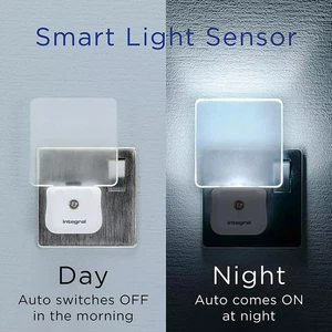 Integral LED Night Light Plug In Walls With Dusk Auto Sensor Decorative Landings - Picture 1 of 6