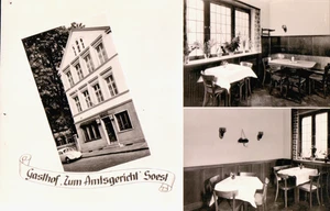 AK SOEST /W. Gasthof ZUM AMTSGERICHT Mehrbild 50er - Bild 1 von 1