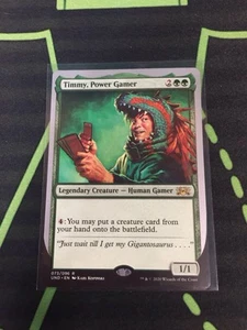 MTG Magic The Gathering Timmy, Power Gamer UND Green Commander - Picture 1 of 1