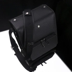 Borsa per fotocamera GARIZ nera etichetta in pelle nera BL-ZBMBK taglia media - Foto 1 di 9